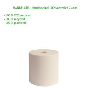 HANNELORE - Handdoekrol 100% recycled 2laags