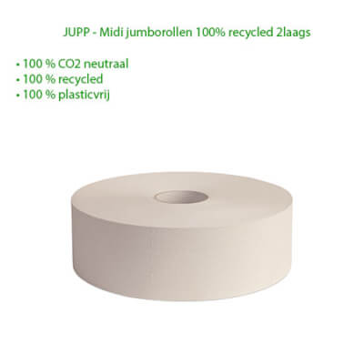 JUPP - Midi jumborollen 100% recycled 2laags