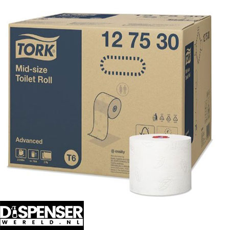 TORK Mid-size Toiletpapier Advanced 2laags