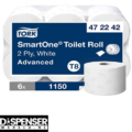 TORK SmartOne® Toiletpapier 2laags/1150 vel